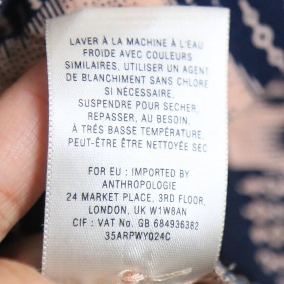 Anthropologie Maeve Zola Pink Polar Bear Printed Tunic Mini Dress Women's Size 2 - Picture 7 of 7